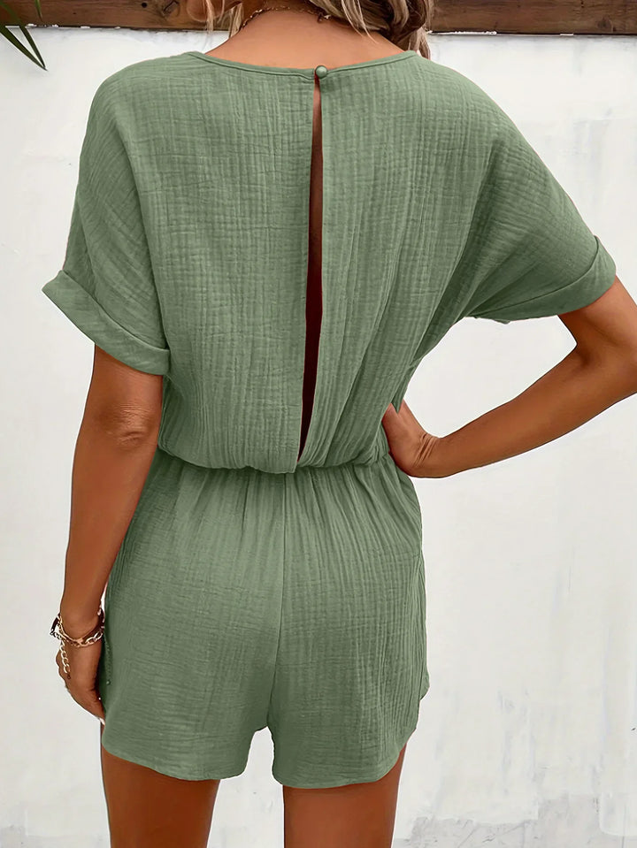 Elvanna V-Neck Romper