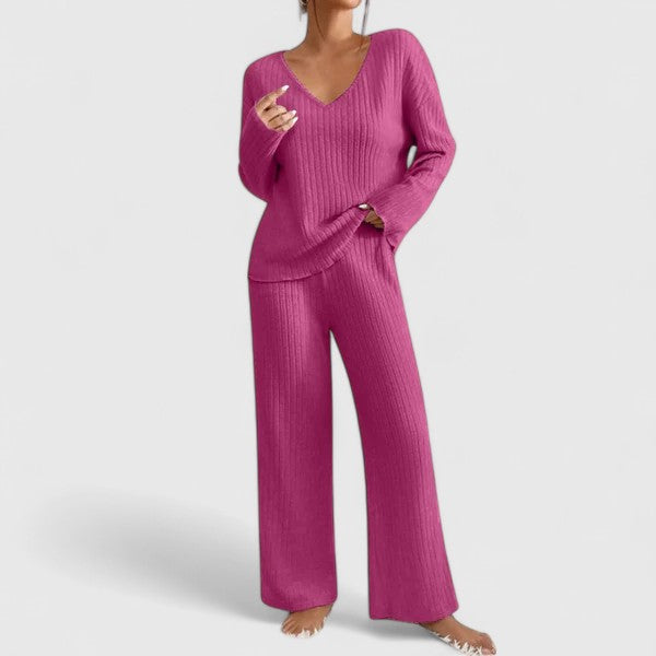 Calmora Ribbed Knit Set