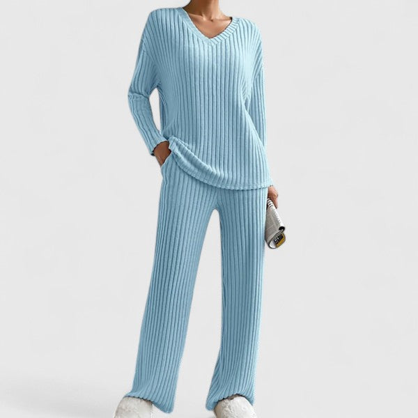 Calmora Ribbed Knit Set