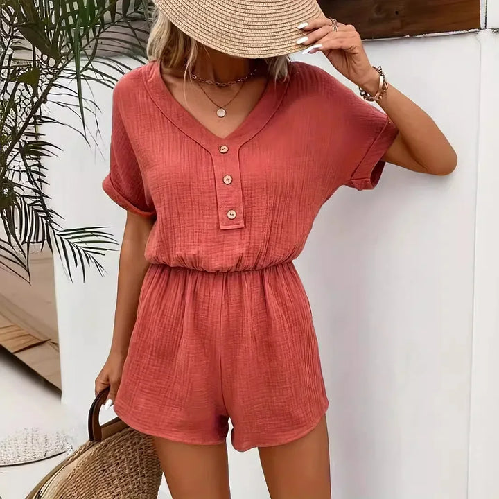 Elvanna V-Neck Romper
