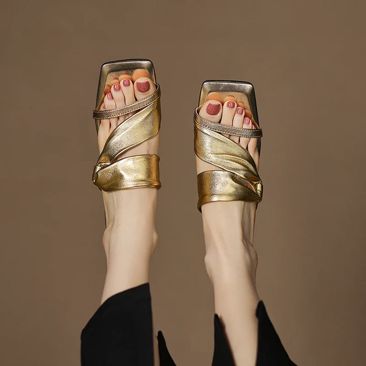 Fioren Glow Heeled Slides