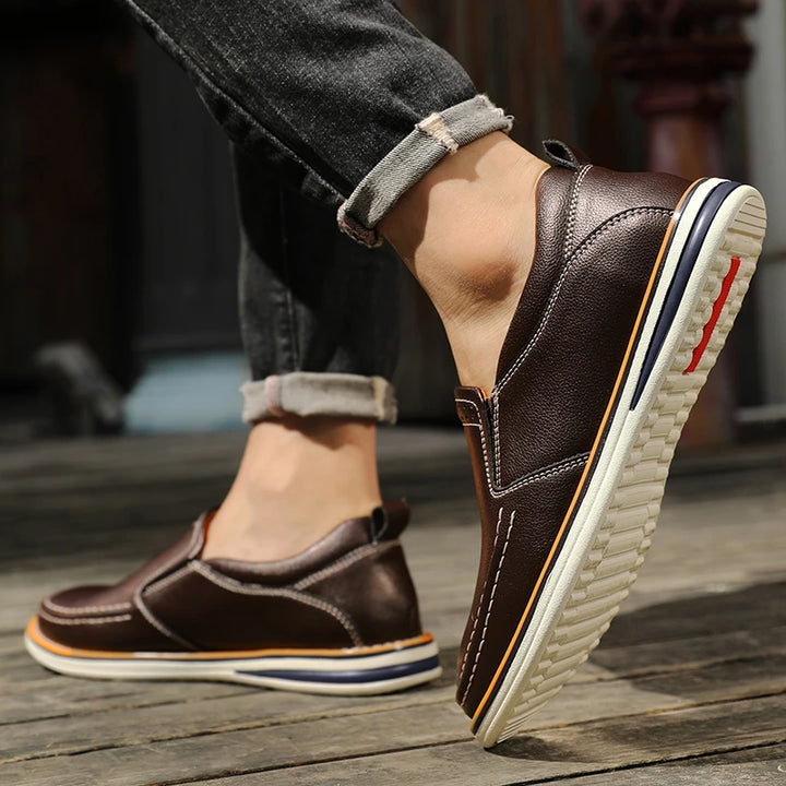 Lucent Leather Flats