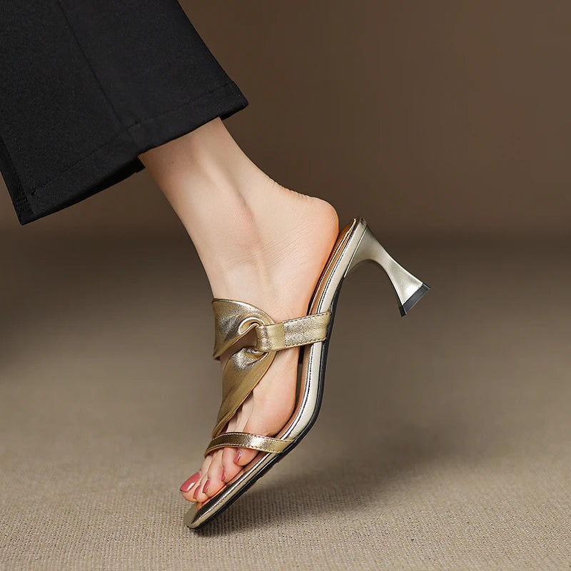Fioren Glow Heeled Slides