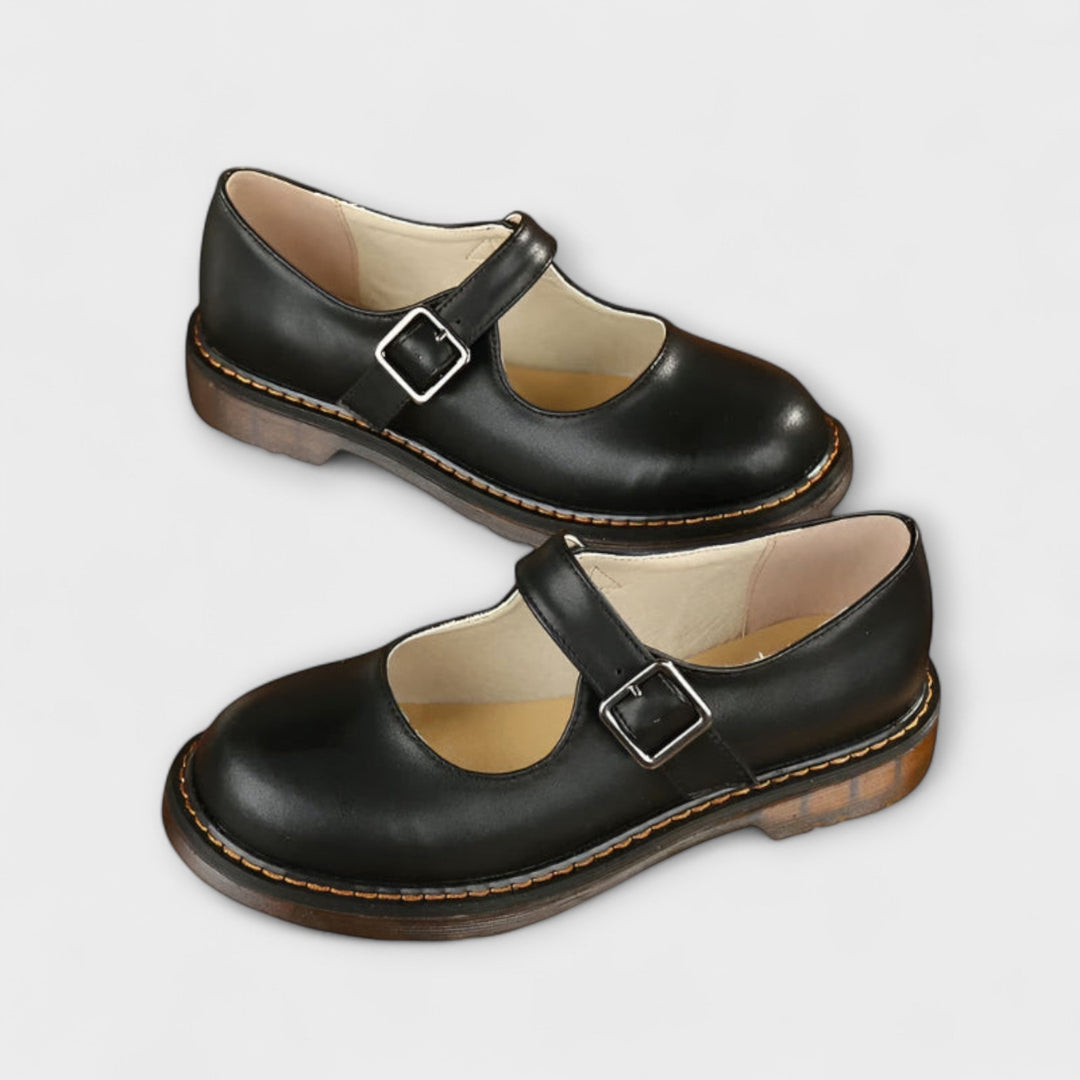Nellie Orthopedic Leather Flat
