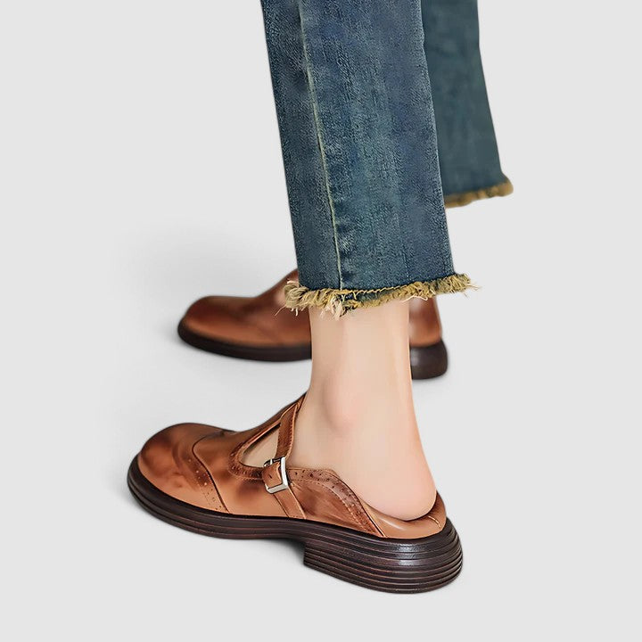 Beatrice Vintage T-Strap Shoes