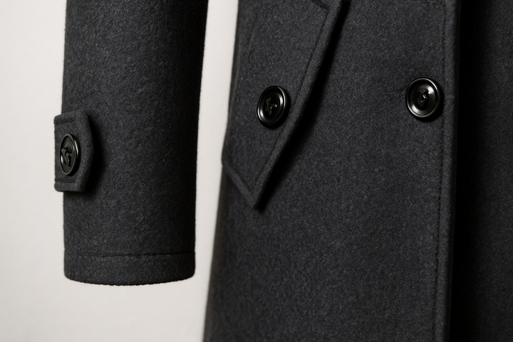 Sebastian Double-Breasted Wool Coat