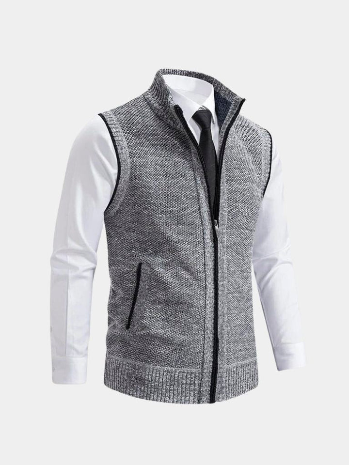 Vincent Tailored Zip-Vest