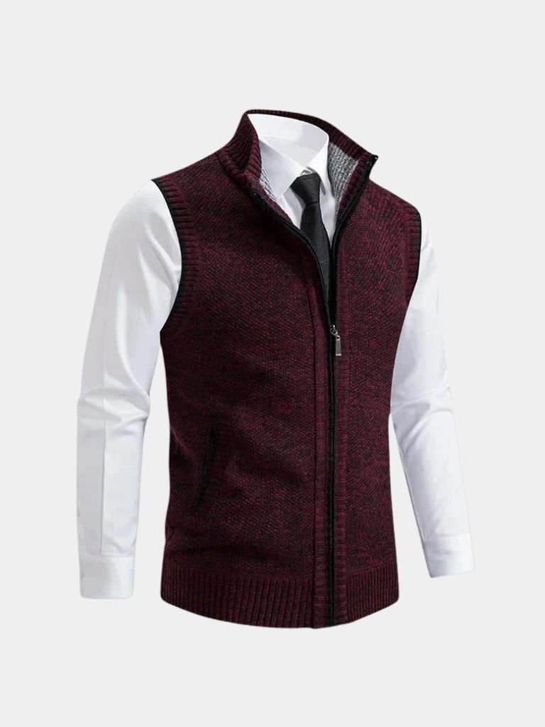 Vincent Tailored Zip-Vest