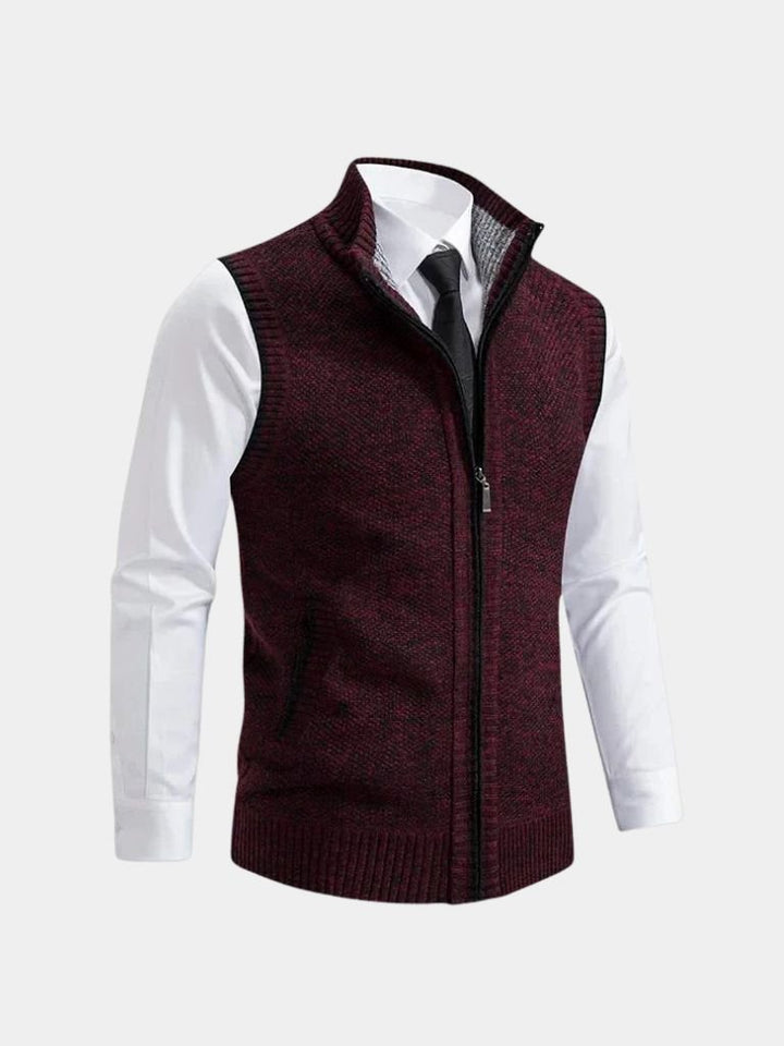 Vincent Tailored Zip-Vest