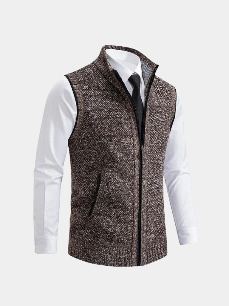 Vincent Tailored Zip-Vest