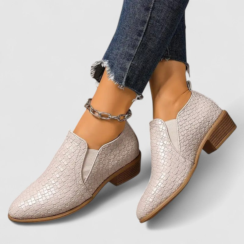 Caelora Croco Loafers