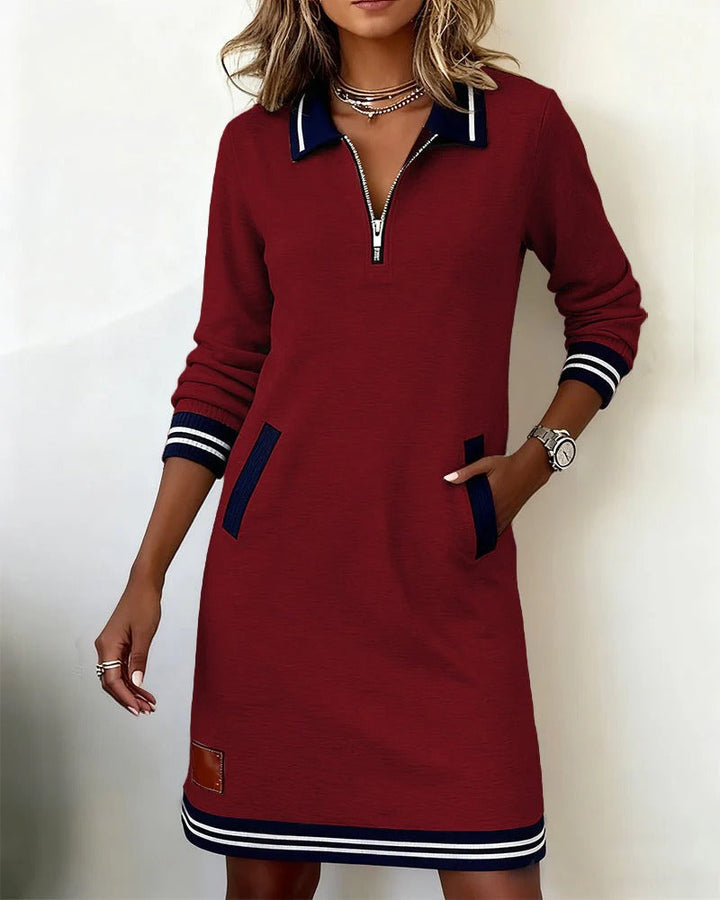 Selena Long Sleeve Cotton Dress