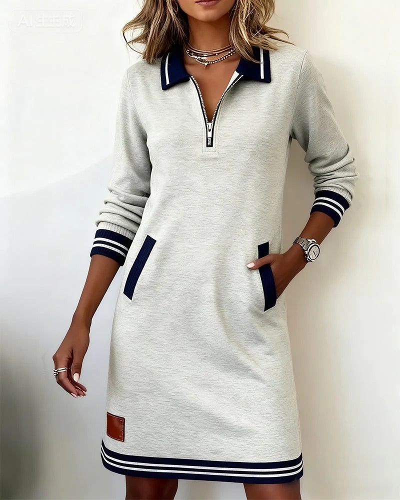Selena Long Sleeve Cotton Dress