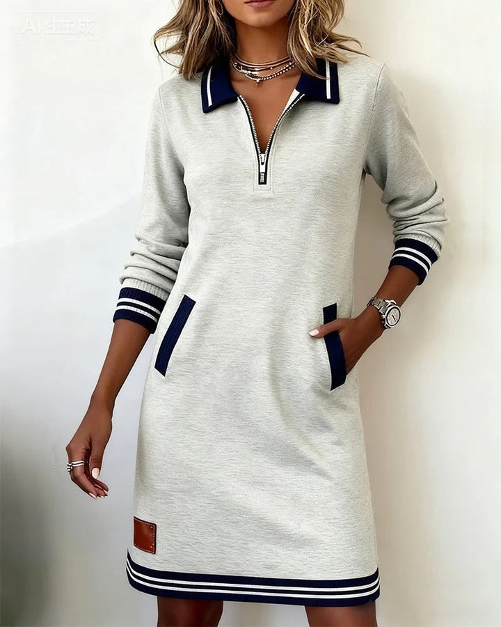 Selena Long Sleeve Cotton Dress