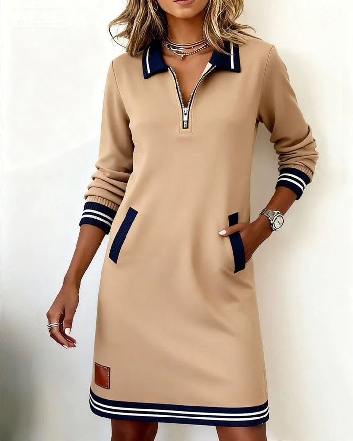 Selena Long Sleeve Cotton Dress