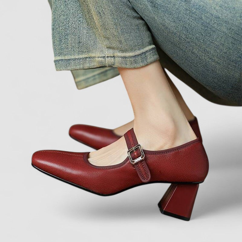 Hermione Genuine Leather Heels