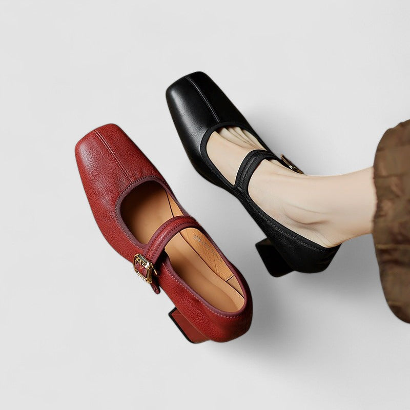 Hermione Genuine Leather Heels