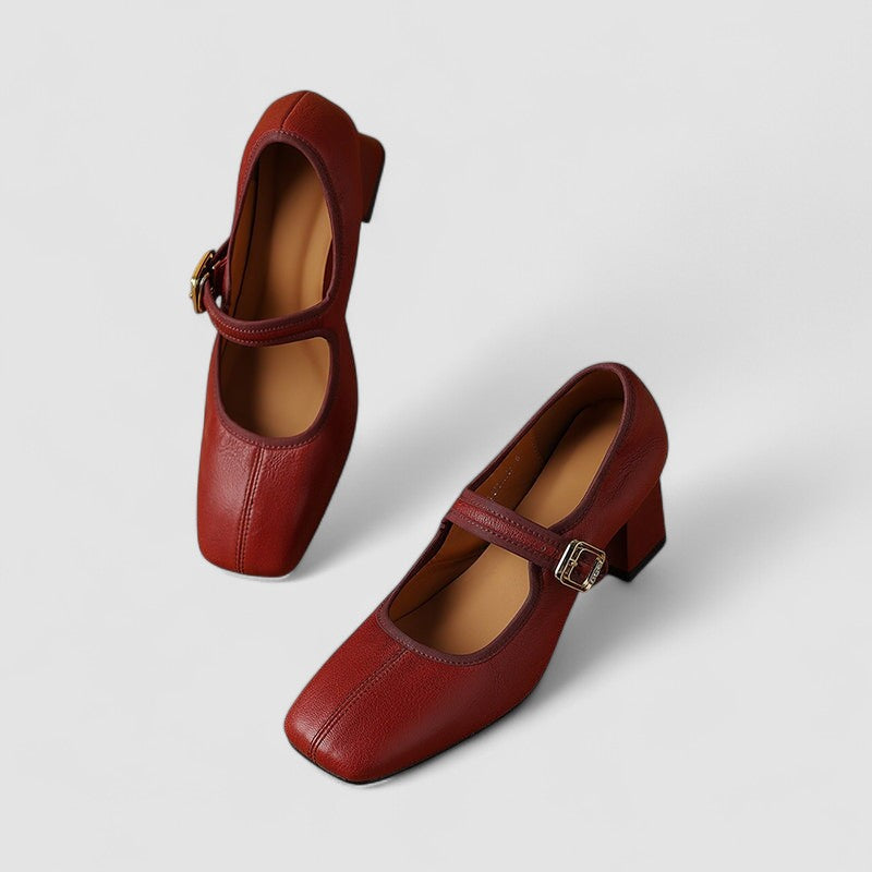 Hermione Genuine Leather Heels