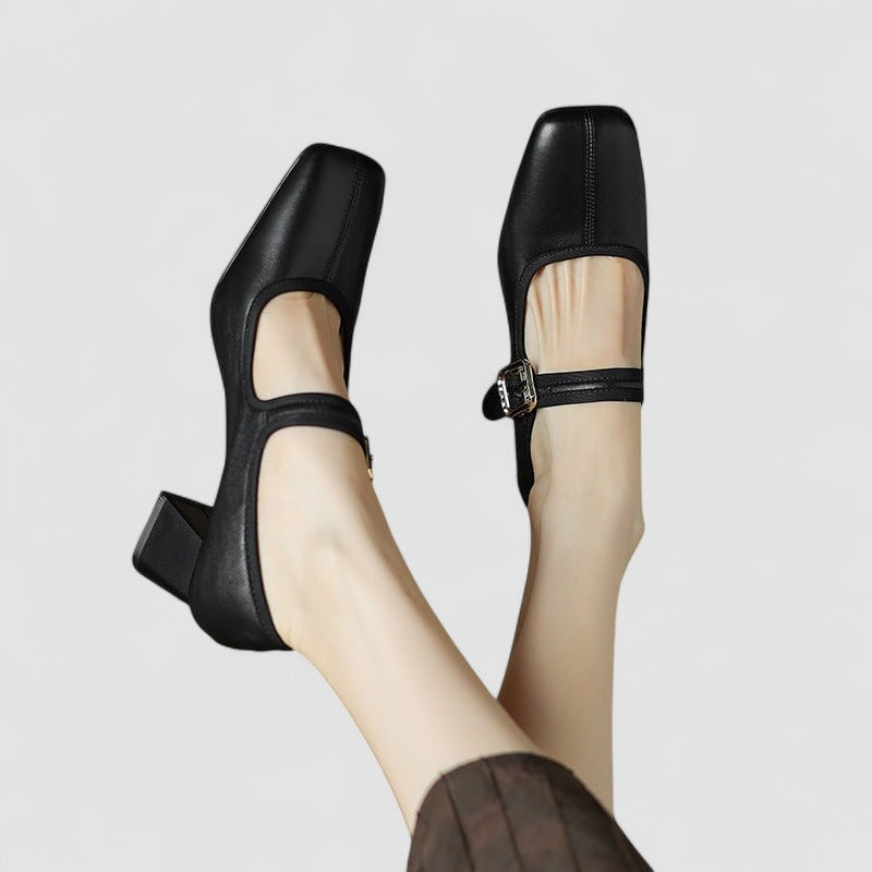 Hermione Genuine Leather Heels