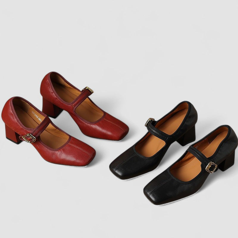 Hermione Genuine Leather Heels