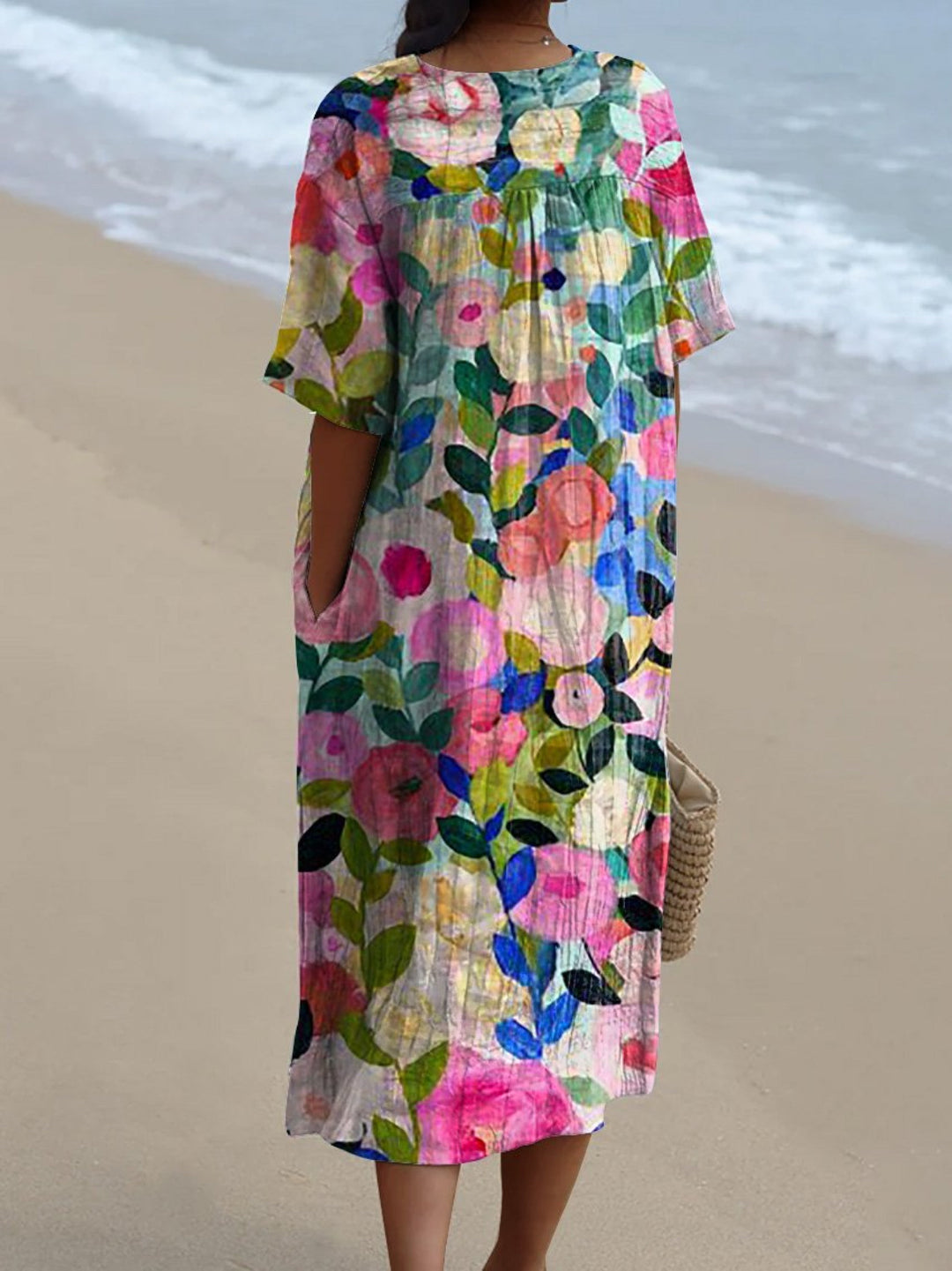 Anna Vintage Flower Dress